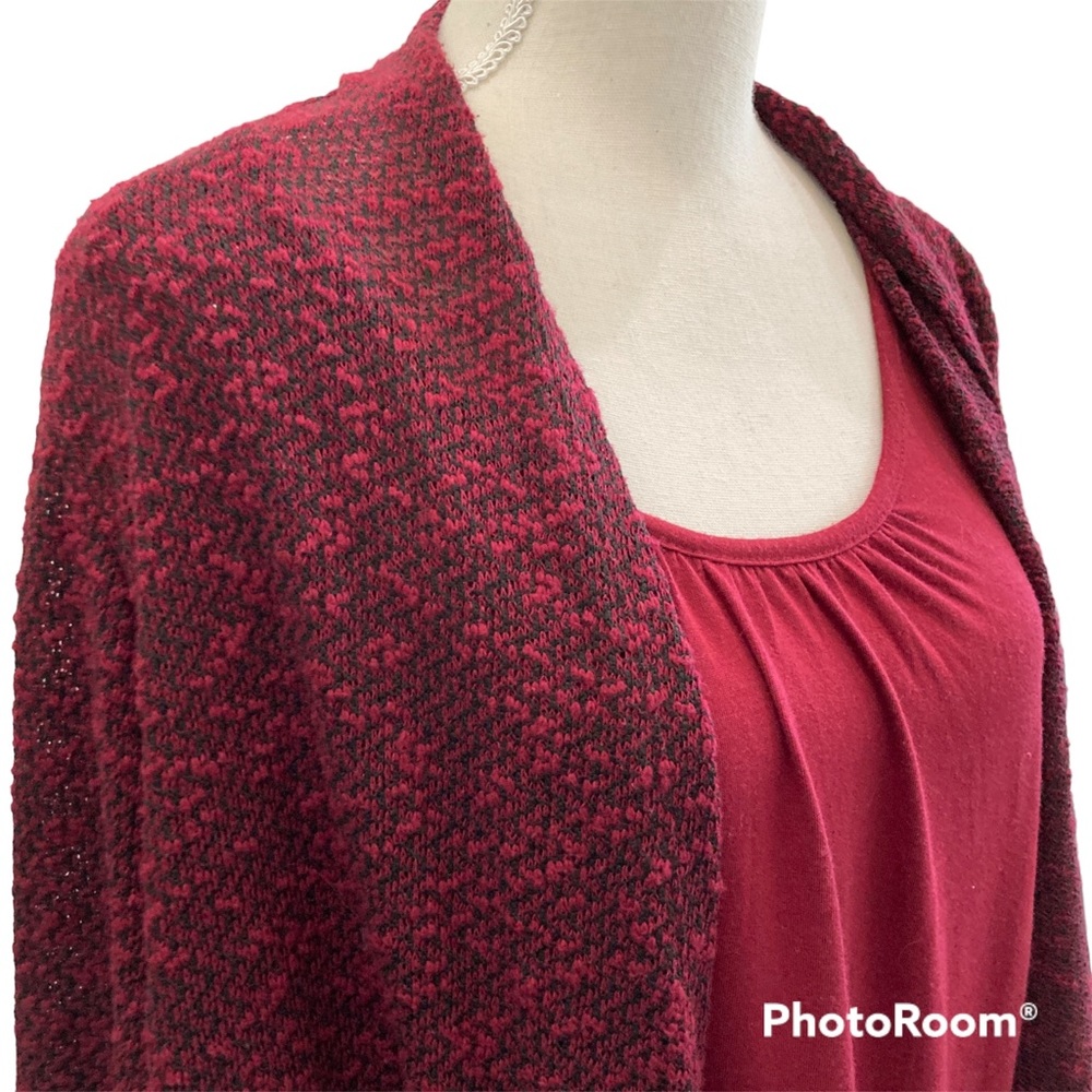 White Stag 1-Piece Shirt-Sweater Set, Size 16/18 Dark Red - Picture 1 of 9